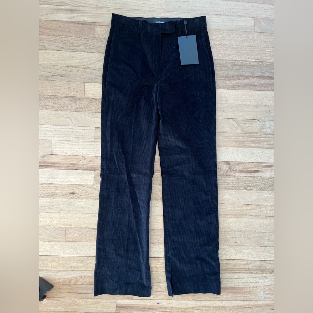 Kooples Hill Velvet Black Pants